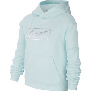 Nike THERMA PO GFX SHINE G kék S - Lány pulóver