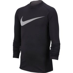 Nike NP LS THERMA MOCK GFX B - Fiús póló edzéshez