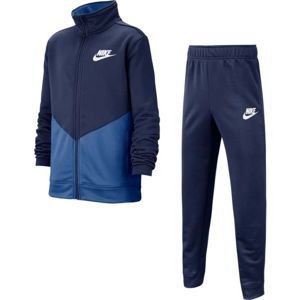 Nike B NSW CORE TRK STE PLY FUTURA kék S - Gyerek sportos melegítő szett