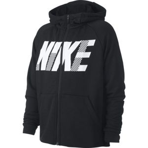 Nike DRY GFX FZ HOODIE B fekete L - Fiú pulóver