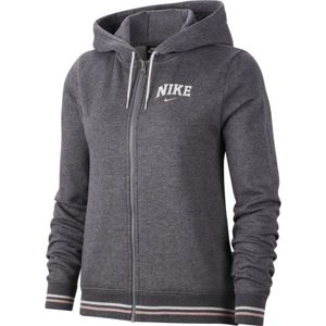 Nike NSW HOODIE FZ FLC VRSTY W szürke M - Női pulóver