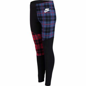 Nike NSW LGGNG PLAID W sötétkék XS - Női legging