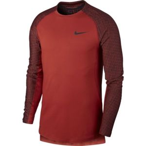 Nike NP TOP LS UTILITY THRMA M piros L - Hosszú ujjú férfi póló