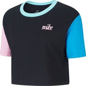 Nike NSW TEE FEMME 2 CROP fekete S - Női póló