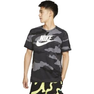 Nike NSW SS TEE CAMO 1 M sötétszürke XL - Férfi póló