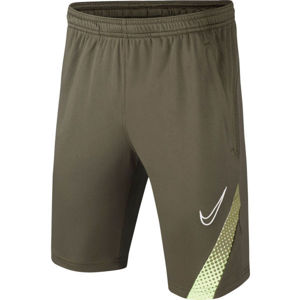 Nike DRY ACD M18 SHORT B Fiú futball short, khaki, veľkosť XS