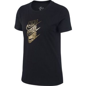 Nike NSW TEE STMT SHINE W fekete S - Női póló