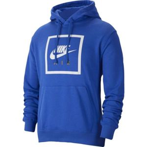 Nike NSW PO HOODIE NIKE AIR 5 M kék S - Férfi pulóver