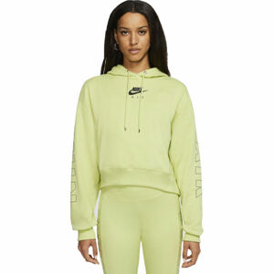 Nike NSW AIR HOODIE FLC BB Női pulóver, sárga, méret XL