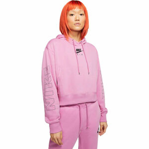 Nike NSW AIR HOODIE FLC BB rózsaszín XL - Női pulóver