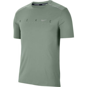 Nike DRY MILER SS TECH PO FF M zöld XL - Férfi póló edzéshez