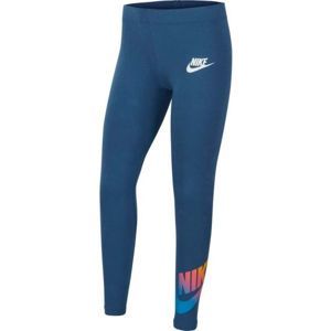 Nike NSW FAVORITES FF LEGGING kék XL - Legging lányoknak