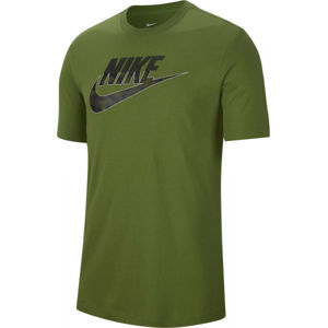 Nike SPORTSWEAR sötétzöld S - Férfi póló