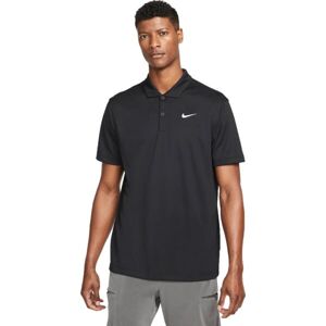 Nike COURT DRI-FIT Férfi pólóing, fekete, méret