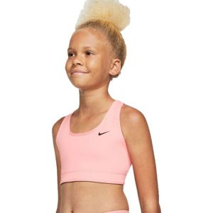 Nike NP BRA CLASSIC REV AOP G Lány kifordítható sportmelltartó, Lazac szín,fekete, méret