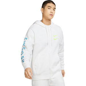 Nike NSW SWOOSH HOODIE FZ SBB M fehér XL - Férfi pulóver