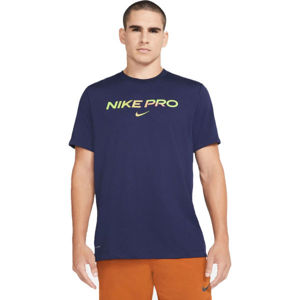 Nike DB TEE NIKE PRO M Férfi póló edzéshez, sötétkék, veľkosť XL