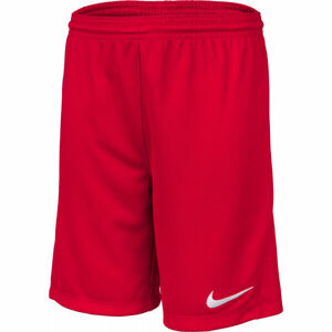 Nike DRI-FIT PARK 3 JR TQO Fiú rövidnadrág focira, piros, méret XL