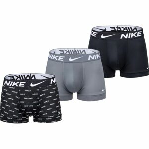 Nike ESSENTIAL MICRO BOXER BRIEFS 3PK Férfi boxeralsó, fekete, méret S