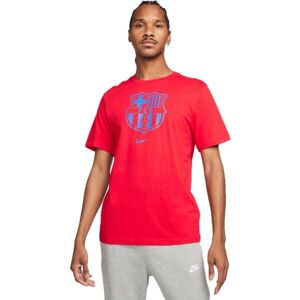 Nike FCB M NK CREST TEE Férfi póló, piros, méret XL