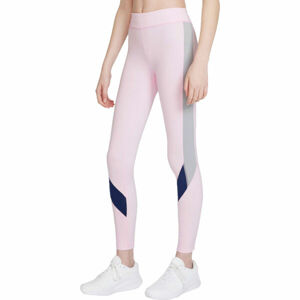 Nike DF ONE TIGHT G Lány legging, rózsaszín, méret