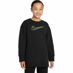 Nike NSW BF G Lány pulóver, fekete, méret L