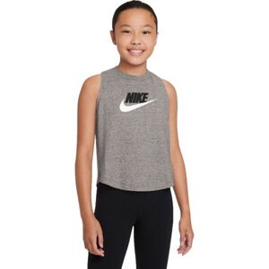 Nike NSW TANK JERSEY Lány ujjatlan felső, szürke, méret
