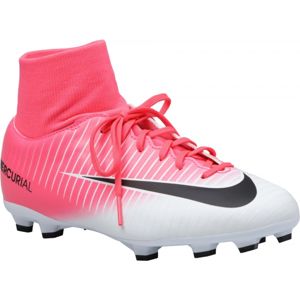 Nike JR MERCURIAL VICTORY VI DF FG rózsaszín 6Y - Gyerek focicipő