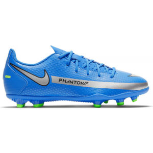 Nike JR PHANTOM GT CLUB FG/MG Gyerek futballcipő, kék,szürke, méret 37.5
