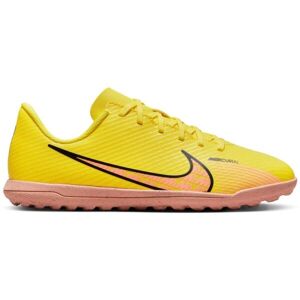 Nike JR MERCURIAL VAPOR 15 CLUB TF Gyerek turf futballcipő, sárga, méret 34