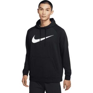 Nike DRY HOODIE PO SWOOSH M Férfi pulóver edzéshez, fekete, méret XXL