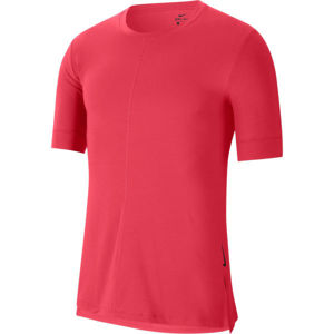 Nike DF TOP SS YOGA M Férfi póló edzéshez, rózsaszín, veľkosť S