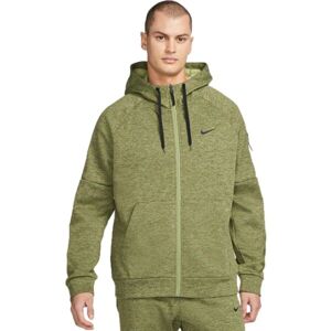 Nike NK TF HD FZ Férfi pulóver, zöld, veľkosť XXL
