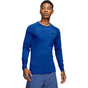 Nike NP TOP LS TIGHT M kék 2XL - Hosszú ujjú férfi póló