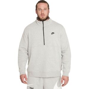 Nike M NSW CLUB BB HZ TOP Férfi pulóver, szürke, méret