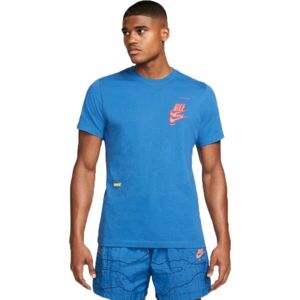 Nike M NSW TEE ESS+SPRT 2 Férfi póló, kék, veľkosť XL