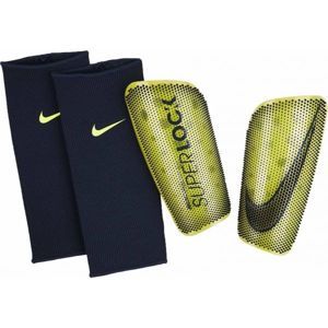 Nike MERCURIAL LITE SUPERLOCK Férfi futball sípcsontvédő, fekete, méret S