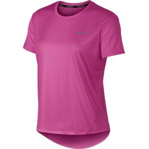 Nike MILER TOP SS piros L - Férfi póló futáshoz