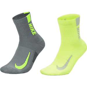 Nike MULTIPLIER Zokni, szürke, méret 34-38