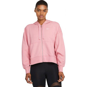 Nike DRI-FIT GET FIT Női pulóver edzéshez, rózsaszín, méret L
