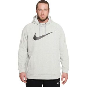 Nike DRY HOODIE PO SWOOSH M Férfi pulóver edzéshez, szürke, méret
