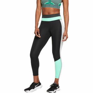 Nike ONE COLOR-BLOCKED 7/8 Női legging, fekete, méret XS