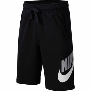 Nike SPORTSWEAR CLUB FLEECE Fiú rövidnadrág, fekete, méret XS