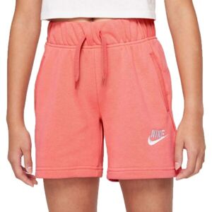 Nike SPORTSWEAR CLUB Lány rövidnadrág, lazac, méret