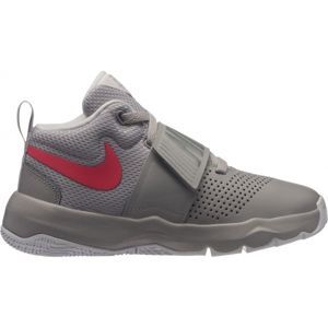Nike TEAM HUSTLE D8 (GS) szürke 7Y - Gyerek kosárlabda cipő