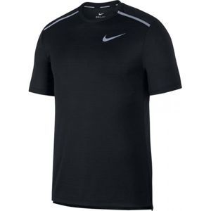 Nike NK DRY MILER TOP SS fekete M - Férfi póló futáshoz