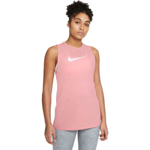 Nike NP TANK ESSNTL OPEN BCK GX W rózsaszín S - Női edzőtop