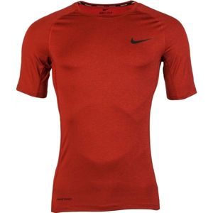 Nike NP TOP SS TIGHT M borszínű L - Férfi póló