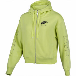 Nike NSW AIR HOODIE FZ FLC BB W zöld XS - Női pulóver