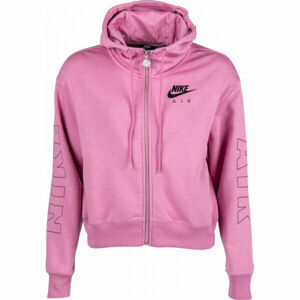 Nike NSW AIR HOODIE FZ FLC BB W rózsaszín L - Női pulóver